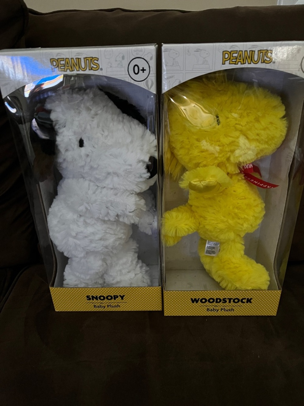 Peanuts Plush Duo Snoopy White & Woodstock Yellow